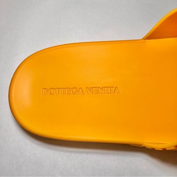 Bottega Veneta Slider Sandals in Tangerine main image 9